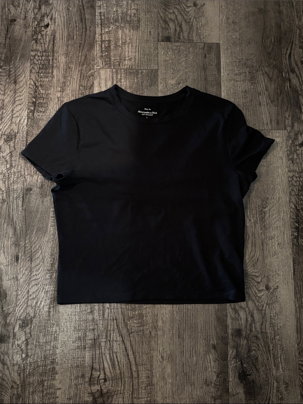 Abercrombie & Fitch Short Sleeve Tee - Black - Size Large